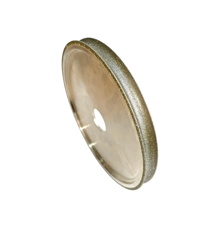 Rueda perfiladora de bordes galvanizada con diamante